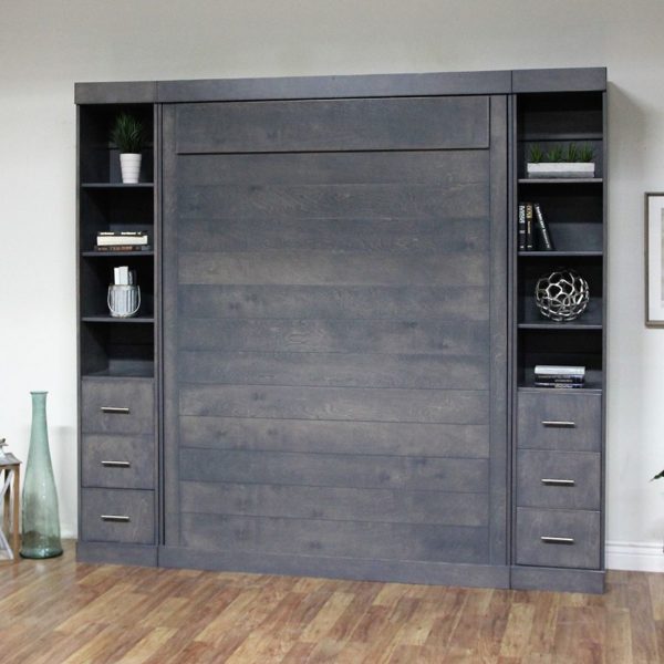 Fallbrook style wallbed in gray closed