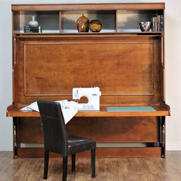 Hidden Bed Cognac Closed
