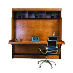 Standard Desk with Bed Closed