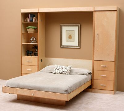 murphy beds and storage solutions: Arlington with piers