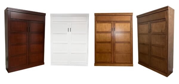 Nantucket wallbed cutouts in various finishes